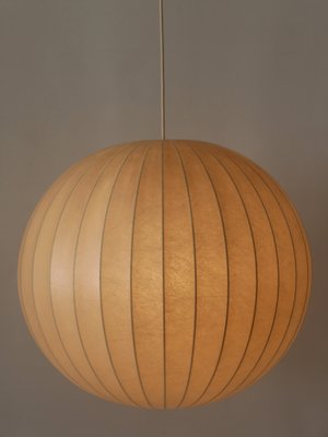 Large Mid-Century Modern Cocoon Pendant or Hanging Light from Goldkant Leuchten, Germany, 1960s-WPT-2015972