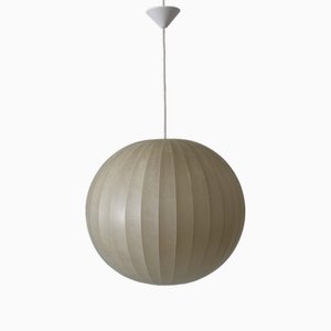 Large Mid-Century Modern Cocoon Pendant or Hanging Light from Goldkant Leuchten, Germany, 1960s-WPT-2015972