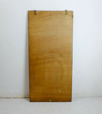 Large Mid-Century Modern Mosaic Wall Mirror with Brass Frame, 1950s-FH-1270992