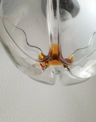 Large Mid-Century Modern Murano Glass Sphere Pendant Light, Italy, 1960s-NKJ-1295610