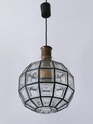 Large Mid-Century Modern Pendant Lamp by Glashütte Limburg, Germany, 1960s-WPT-2016047