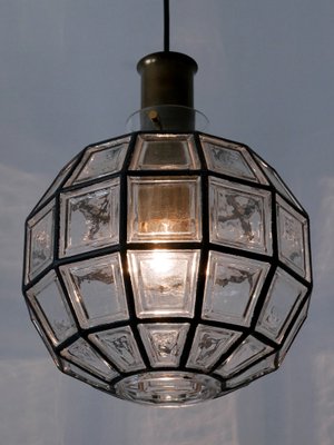 Large Mid-Century Modern Pendant Lamp by Glashütte Limburg, Germany, 1960s-WPT-2016047