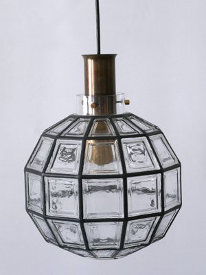 Large Mid-Century Modern Pendant Lamp by Glashütte Limburg, Germany, 1960s-WPT-2016047