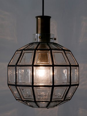 Large Mid-Century Modern Pendant Lamp by Glashütte Limburg, Germany, 1960s-WPT-2016047