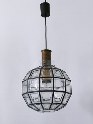 Large Mid-Century Modern Pendant Lamp by Glashütte Limburg, Germany, 1960s-WPT-2016047