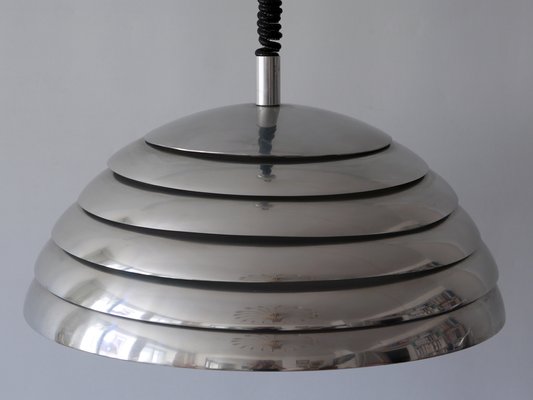 Large Mid-Century Modern Pendant Lamp from Vereinigte Werkstätten Munich, 1960s-WPT-1008816