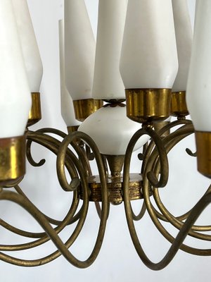 Large Mid-Century Monza 18-Light Chandelier from Arredoluce, 1950s-OT-1145976