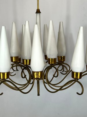 Large Mid-Century Monza 18-Light Chandelier from Arredoluce, 1950s-OT-1145976