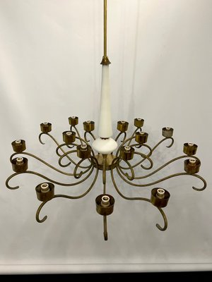 Large Mid-Century Monza 18-Light Chandelier from Arredoluce, 1950s-OT-1145976