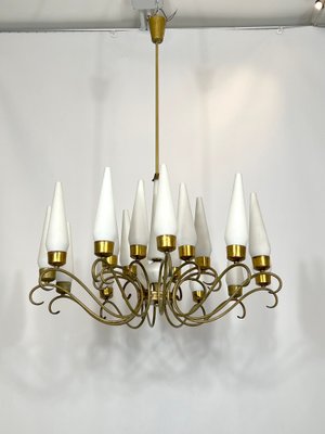 Large Mid-Century Monza 18-Light Chandelier from Arredoluce, 1950s-OT-1145976