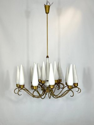 Large Mid-Century Monza 18-Light Chandelier from Arredoluce, 1950s-OT-1145976