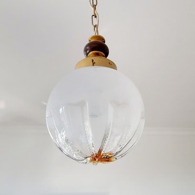 Large Mid-Century Murano Glass Pendant from Mazzega, Italy, 1970s-BMM-1284283