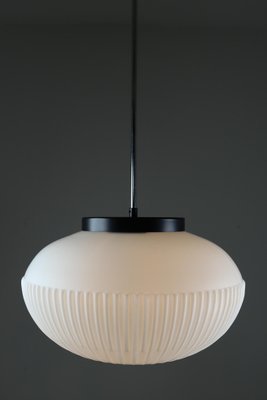 Large Mid-Century Opaline Glass Pendant, 1960s-TRW-1797067