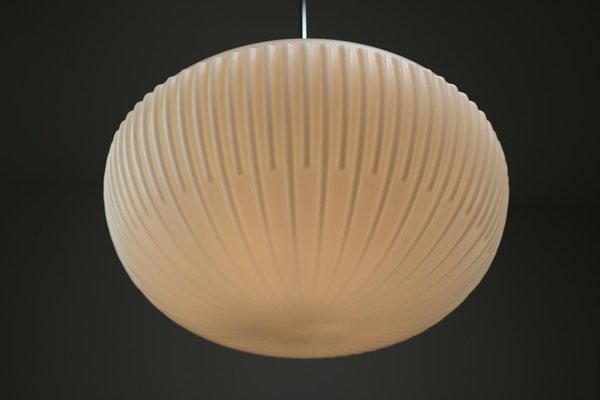 Large Mid-Century Opaline Glass Pendant, 1960s-TRW-1797067