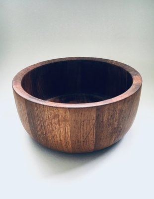 Large Mid-Century Scandinavian Teak Bowl by Richard Nissen, Denmark, 1960s-RQV-1238838