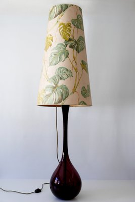 Large Mid-Century Swedish Floor Lamp by Arthur Percy for Gullaskruf, 1950s-WPT-595739