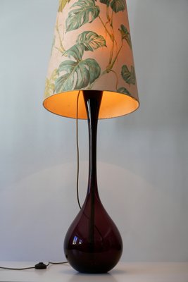 Large Mid-Century Swedish Floor Lamp by Arthur Percy for Gullaskruf, 1950s-WPT-595739