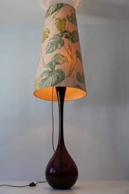 Large Mid-Century Swedish Floor Lamp by Arthur Percy for Gullaskruf, 1950s-WPT-595739