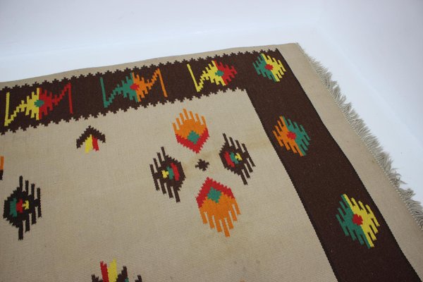 Large Mid-Century Wool Kilim Rug, 1960s-TZ-920260