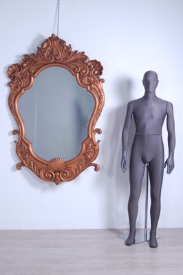 Large Mirror with Gilded Wooden Frame-XSG-1123722