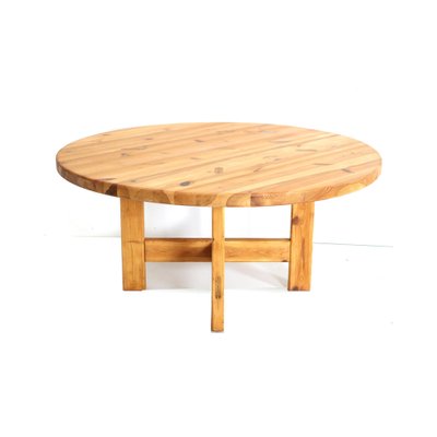 Large Model RW152 Round Dining Table in Pine by Roland Wilhelmsson for Karl Andersson & Söner, 1970s-XID-1797148