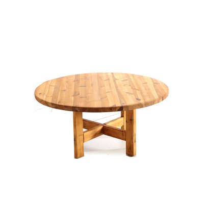 Large Model RW152 Round Dining Table in Pine by Roland Wilhelmsson for Karl Andersson & Söner, 1970s-XID-1797148