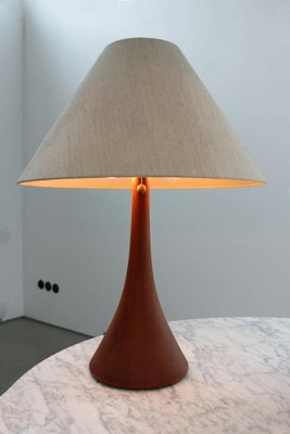 Large Modern Danish Teak Table Lamp-FJP-1717706