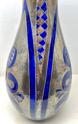 Large Monumental Handmade and Hand-Glazed Floor Vase, 1950s-MJY-1395411