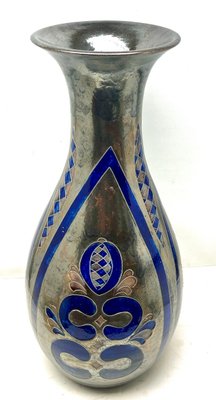 Large Monumental Handmade and Hand-Glazed Floor Vase, 1950s-MJY-1395411