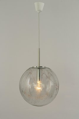 Large Murano Ball Pendant Light by Doria, Germany, 1970s-UGR-1294401