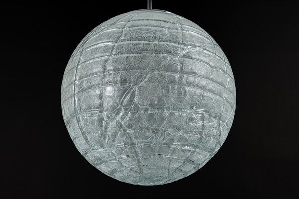 Large Murano Ball Pendant Light from Doria Leuchten, Germany, 1970s-UGR-1316268