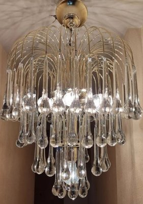 Large Murano Chandelier from Venini, 1960s-KRH-2036769