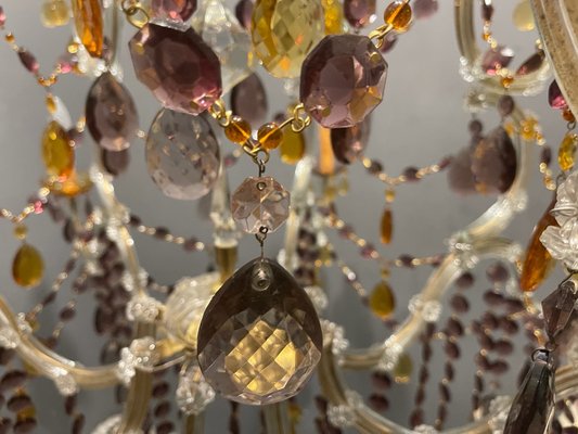 Large Murano Crystal Chandelier, 1960s-JJC-1732198