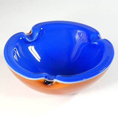 Large Murano Glass Ashtray attributed to Seguso, 1970s-GIW-1782095