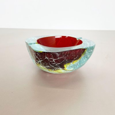 Large Murano Glass Bowl, Italy, 1970s-QZ-1075951