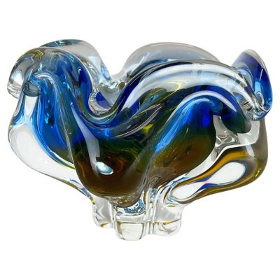 Large Murano Glass Bowl or Ashtray, Italy, 1970s-QZ-1146313