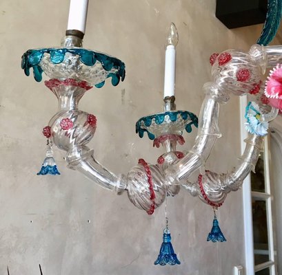 Large Murano Glass Carezzonico Chandelier-TDA-1376363