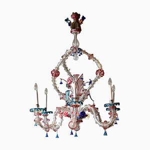 Large Murano Glass Carezzonico Chandelier-TDA-1376363