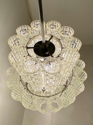 Large Murano Glass Chandelier by Toni Zuccheri for Venini, 1960s-TOI-1802880