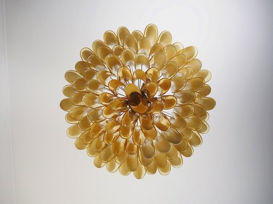 Large Murano Glass Chandelier in Murano Glass and Nickel Plated Metal, 1990s-FHZ-1818496