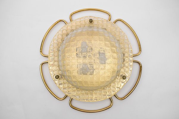 Large Murano Glass Flush Mount, 1960s-KQB-1728731