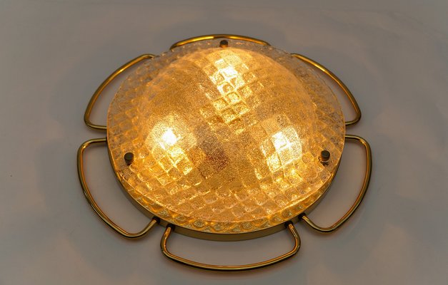 Large Murano Glass Flush Mount, 1960s-KQB-1728731