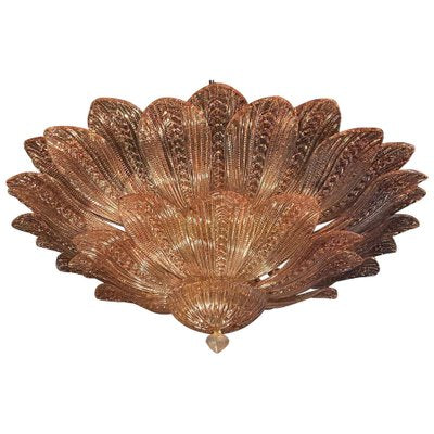 Large Murano Glass Leave Ceiling Light, 2010-MBH-1377911