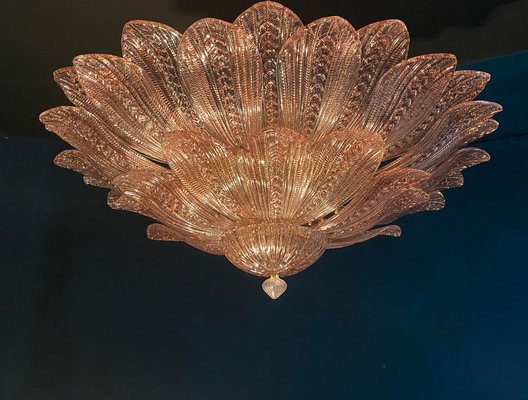 Large Murano Glass Leave Ceiling Light, 2010-MBH-1377911