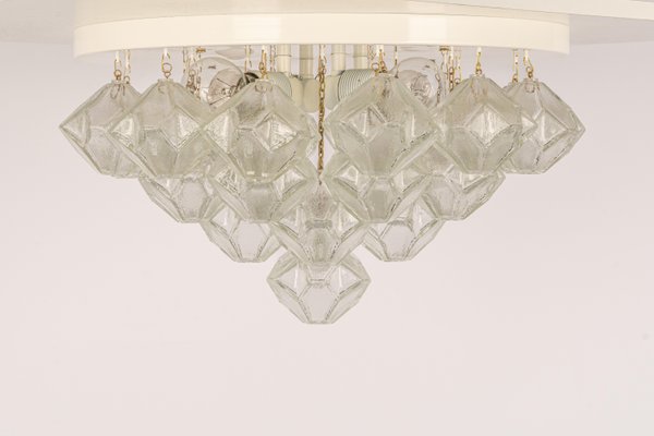 Large Murano Glass Pagoda Chandelier from Kalmar, Austria, 1960s-UGR-1285850