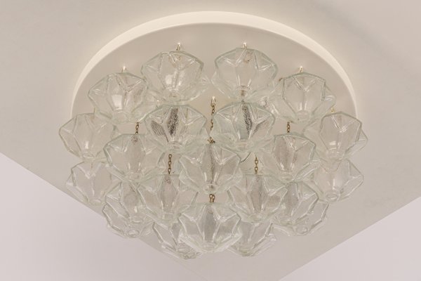 Large Murano Glass Pagoda Chandelier from Kalmar, Austria, 1960s-UGR-1285850