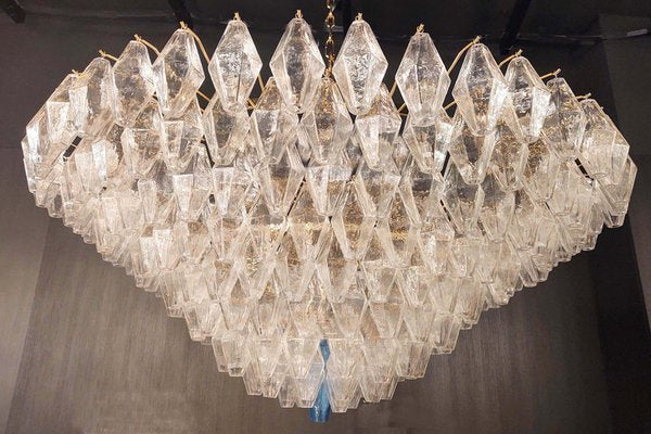 Large Murano Glass Poliedri Ceiling Light or Chandelier-MBH-1032558