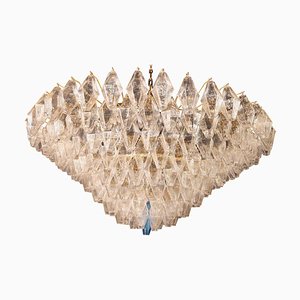 Large Murano Glass Poliedri Ceiling Light or Chandelier-MBH-1032558