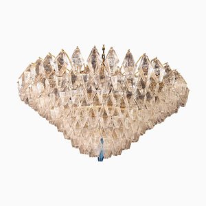 Large Murano Glass Poliedri Ceiling Light or Chandelier-MBH-1032577