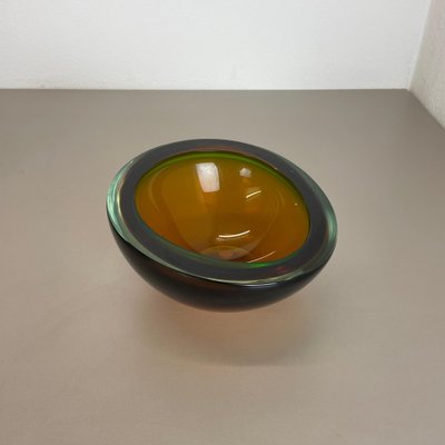 Large Murano Glass Shell Bowl, 1970s-QZ-1743361